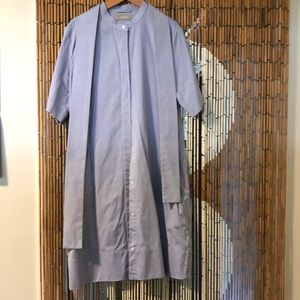 Everlane Poplin Belted Shirt Dress Size 6
